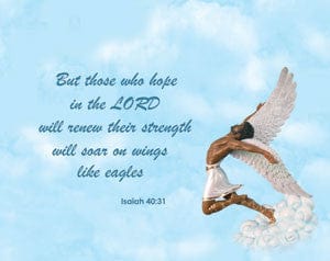 Isaiah 40:31 Wall Hanging 