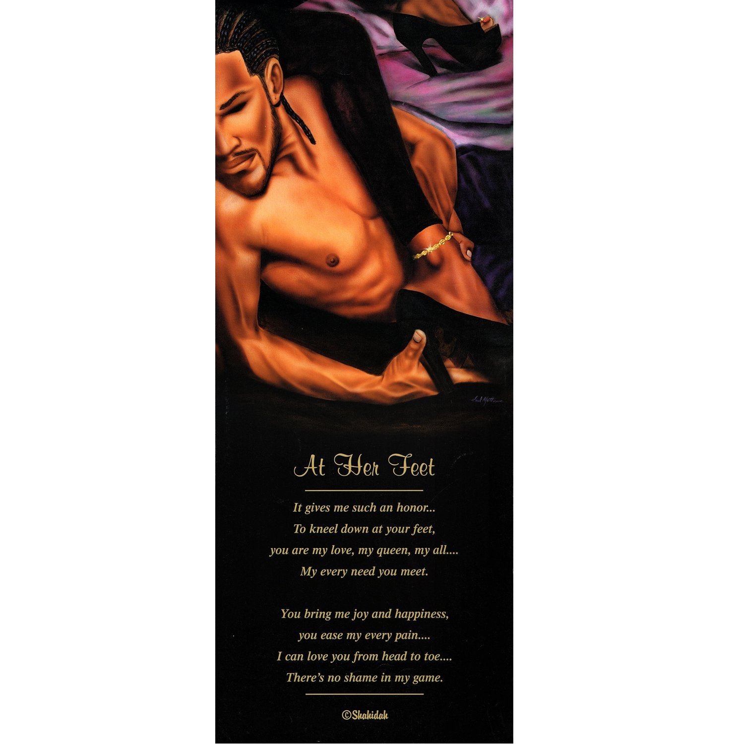 3 of 3: At Her Feet by Fred Mathews and Shahidah