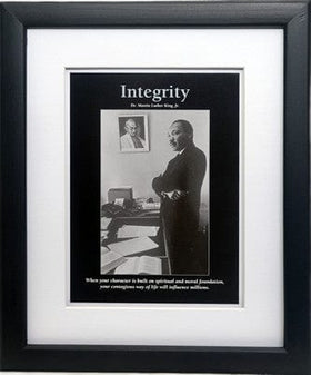 Integrity: Martin Luther King by D'azi Productions (Framed)