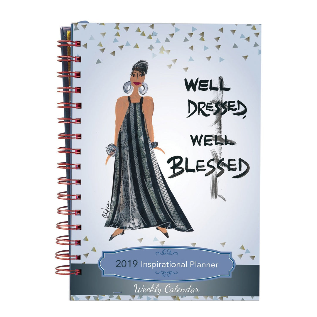 Well Dressed Well Blessed: 2019 African American Inspirational Weekly Planner