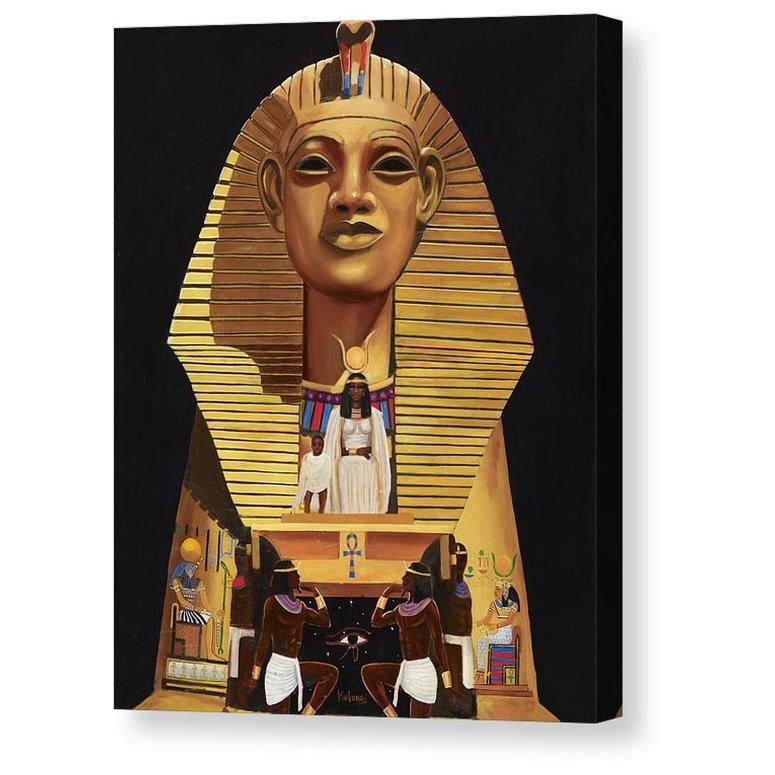 Isis and Osiris: A Tribute to Ancient Egypt by Kolongi Brathwaite (Canvas)