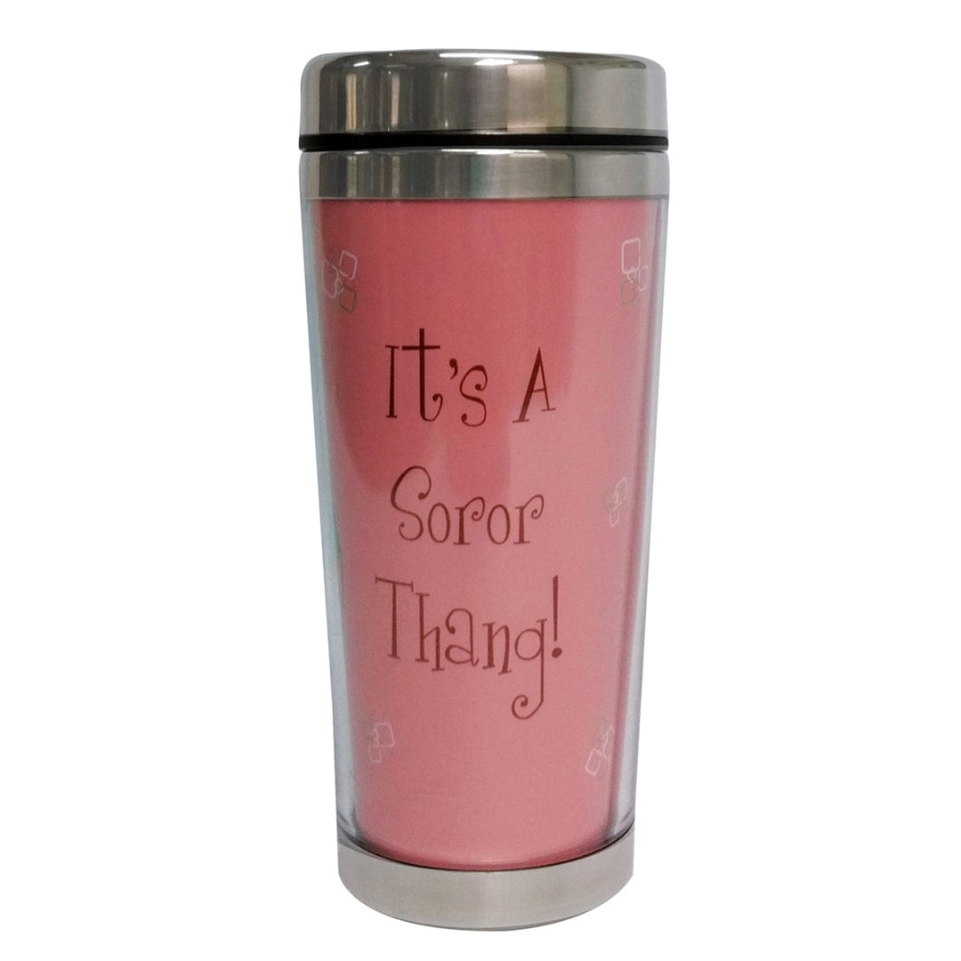 It's a Soror Thang (AKA) by Gbaby: African American Travel Mug/Tumbler