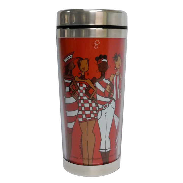 It's a Soror Thang (Delta Sigma Theta Inspired) by Sylvia "Gbaby" Cohen: African American Travel Mug/Tumbler