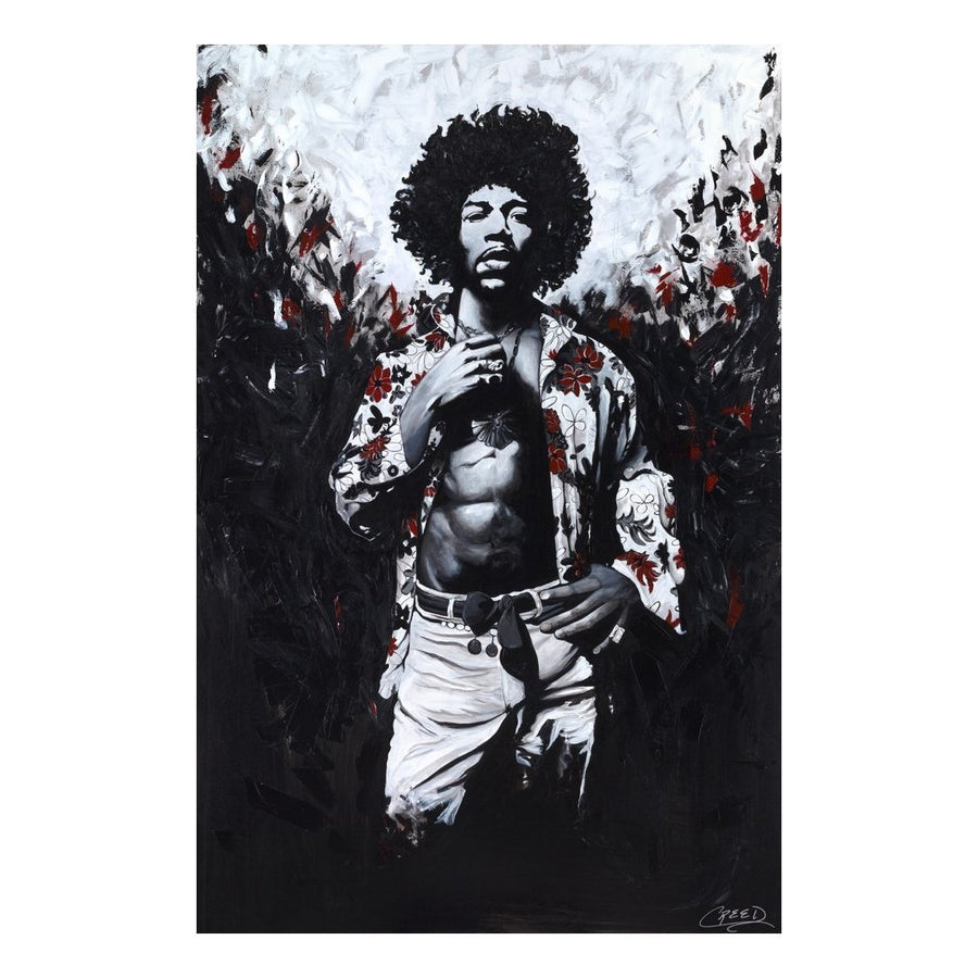 Jimi Hendrix by Cecil "CREED" Reed Jr.