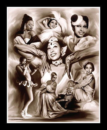 Brown Sugar: Josephine Baker by Wishum Gregory (Framed)