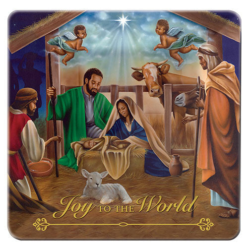Joy to the World: African American Glass Decorative Plate