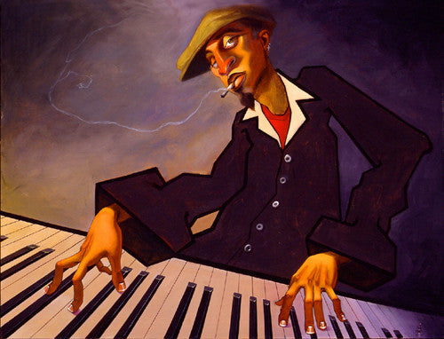 Piano Man II by Justin Bua