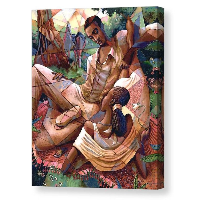 2 of 5: Just Us Two by John Holyfield (Giclee on Canvas)