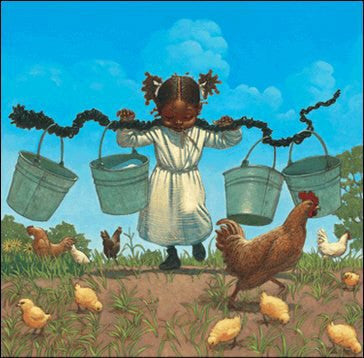 Buckets and Chickens by Kadir Nelson