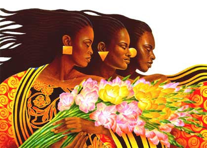 Three Sisters by Keith Mallett