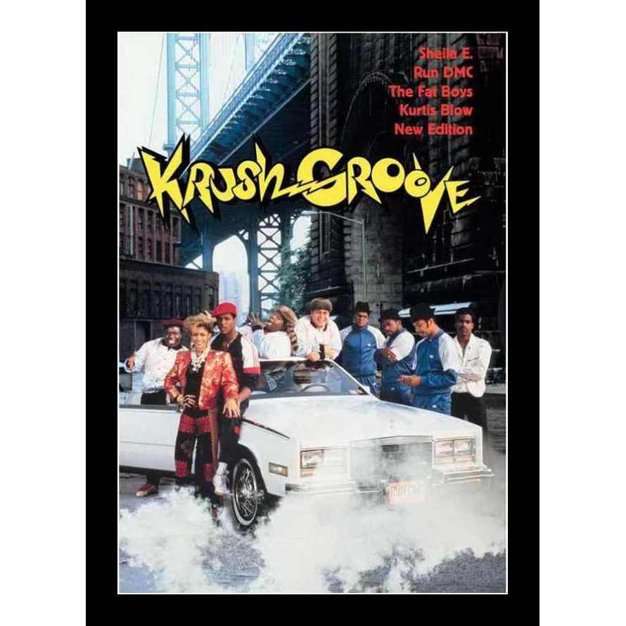 Krush Groove Movie Poster (Black Frame)