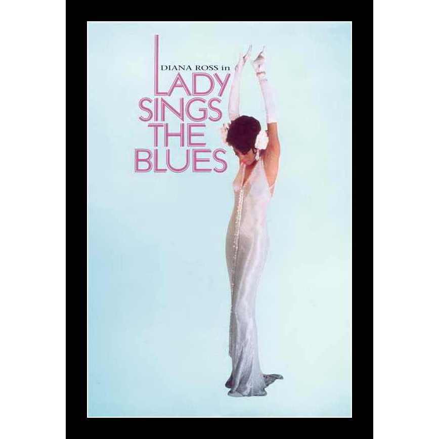 Lady Sings the Blues Movie Poster (Black Frame)