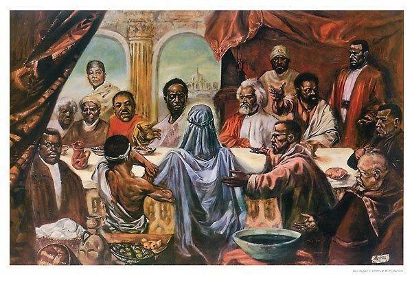 1 of 2: The Last Supper by Cornell Barnes
