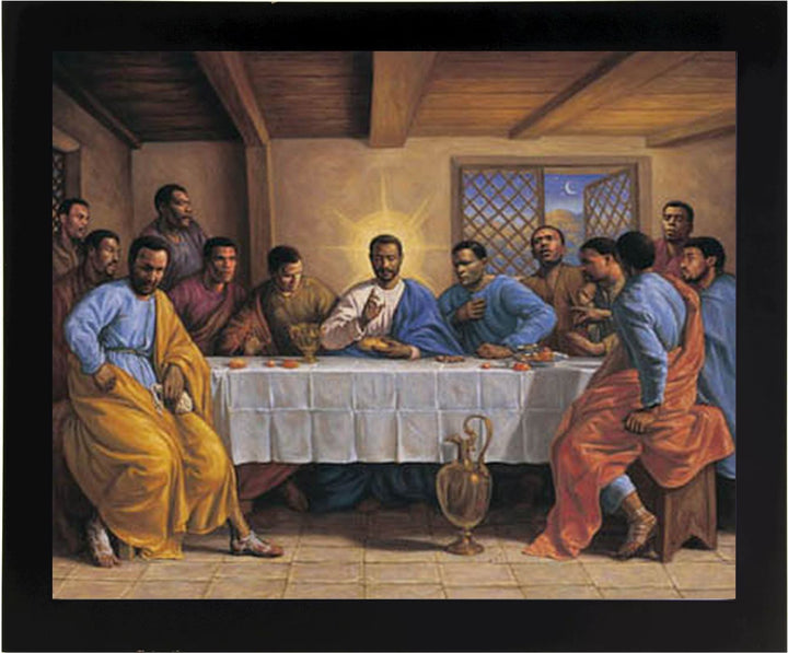 The Last Supper by Sarah Jenkins (Black Frame)