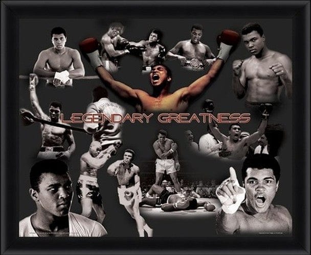 Legendary Greatness-Framed Art-Micheal Eaton-16x20 inches-Black Frame-The Black Art Depot