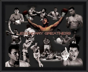 Legendary Greatness-Framed Art-Micheal Eaton-16x20 inches-Black Frame-The Black Art Depot