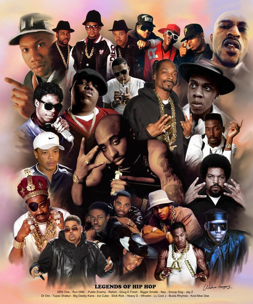 Legends of Hip Hop by Wishum Gregory – The Black Art Depot