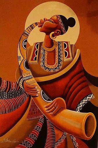 Le Oboe Afrique by Lester Kern
