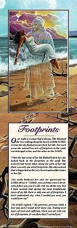 Footprints in the Sand (Female) by Lester Kern: Statement Edition
