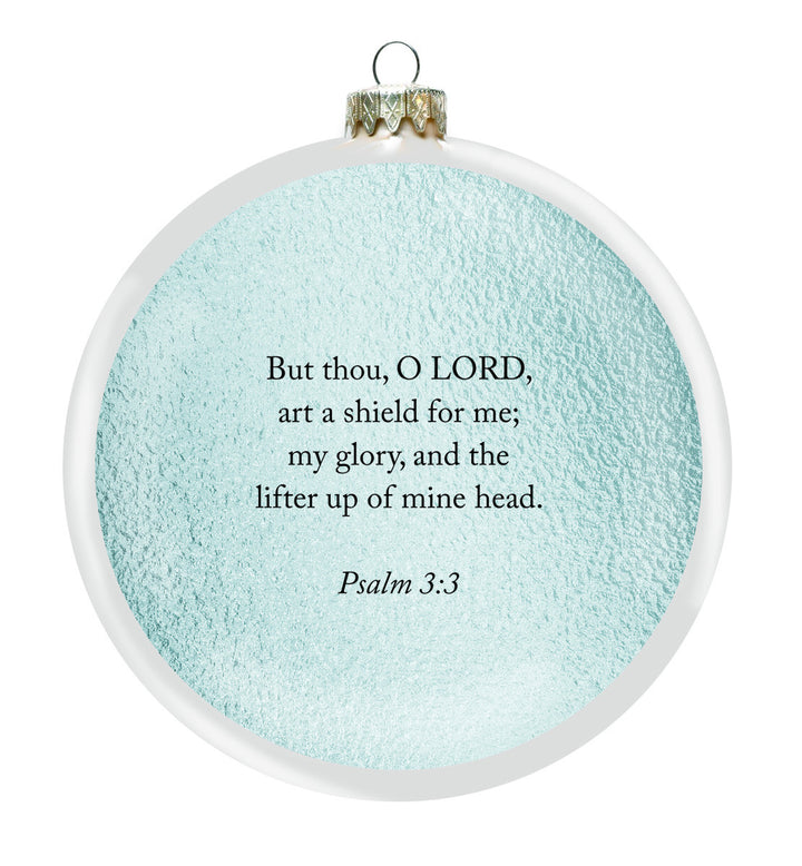 A Shield for Me Christmas Ornament by Ronny Myles