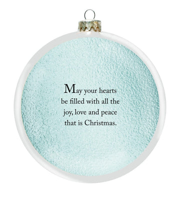 Little Angel: African American Christmas Ornament (Back)