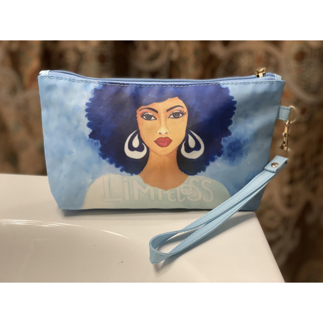 I Am Limitless by Sylvia "Gbaby" Cohen: African American Cosmetic Pouch