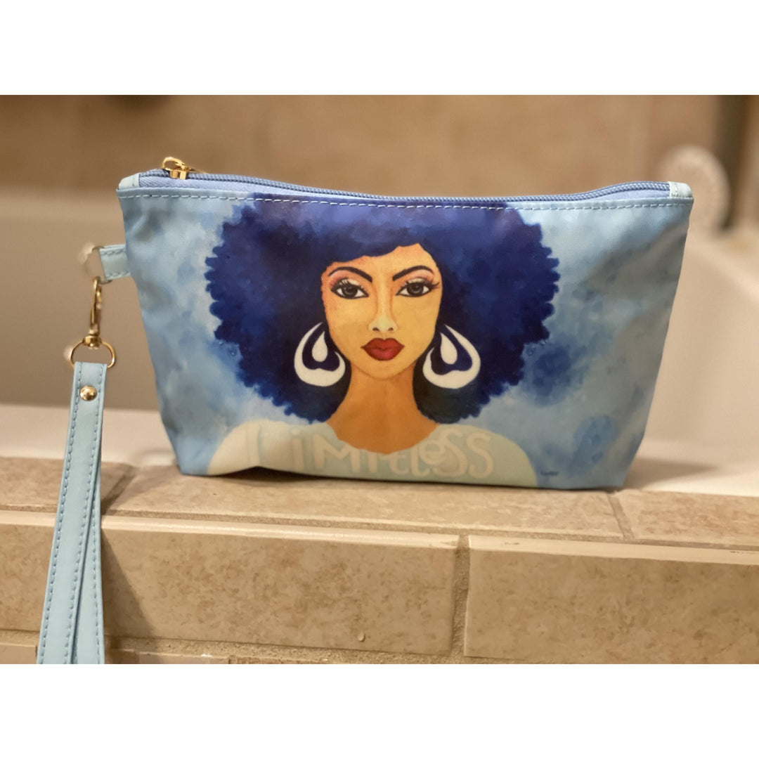 I Am Limitless by Sylvia "Gbaby" Cohen: African American Cosmetic Pouch