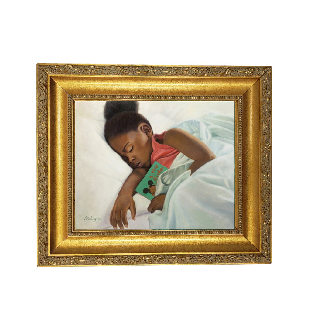 Little Sister by Sterling Brown (Gold Frame)