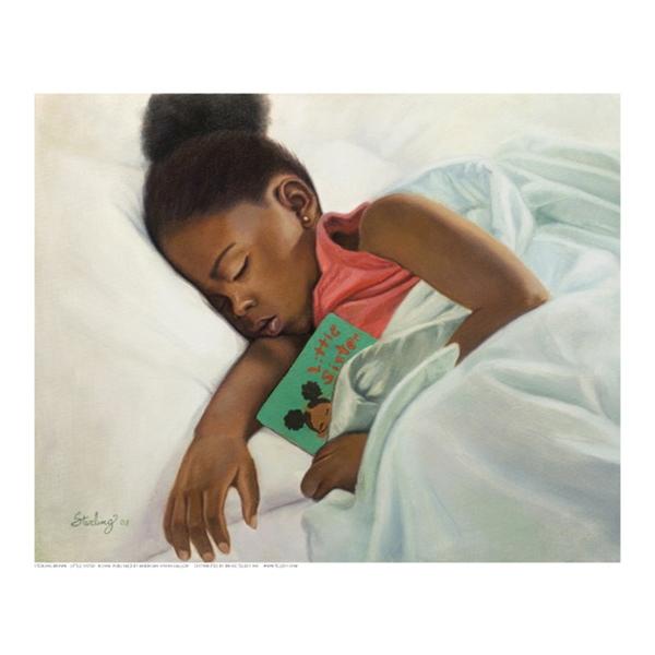 Little Sister-Art-Sterling Brown-8.25x10.25 inches-Unframed-The Black Art Depot