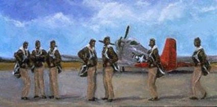 Lonely Angels (Tuskegee Airmen) by Ted Ellis