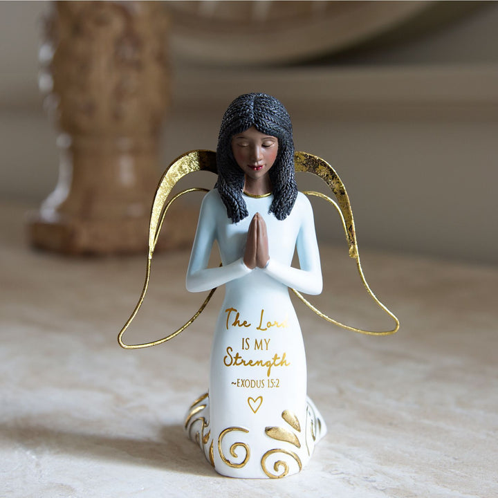 The Lord is My Strength by Amylee Weeks: African American Angel Figurine (Lifestyle)