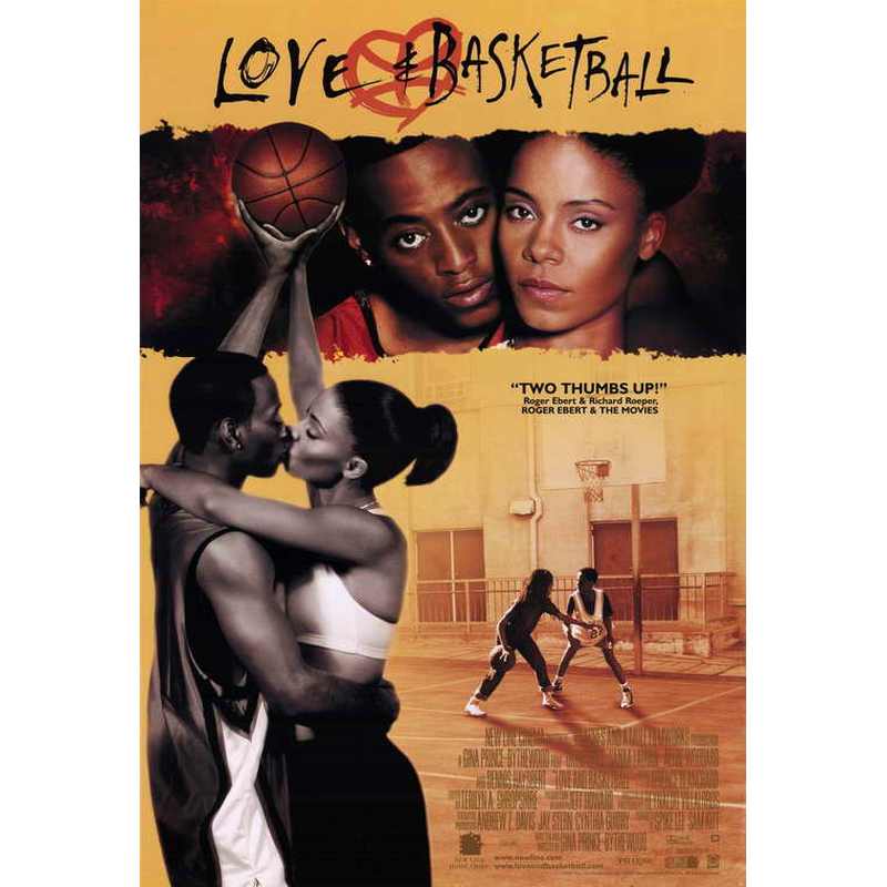 1 of 2: Love and Basketball Movie Poster-Poster-Movie Posters-17x11 inches-Unframed-The Black Art Depot
