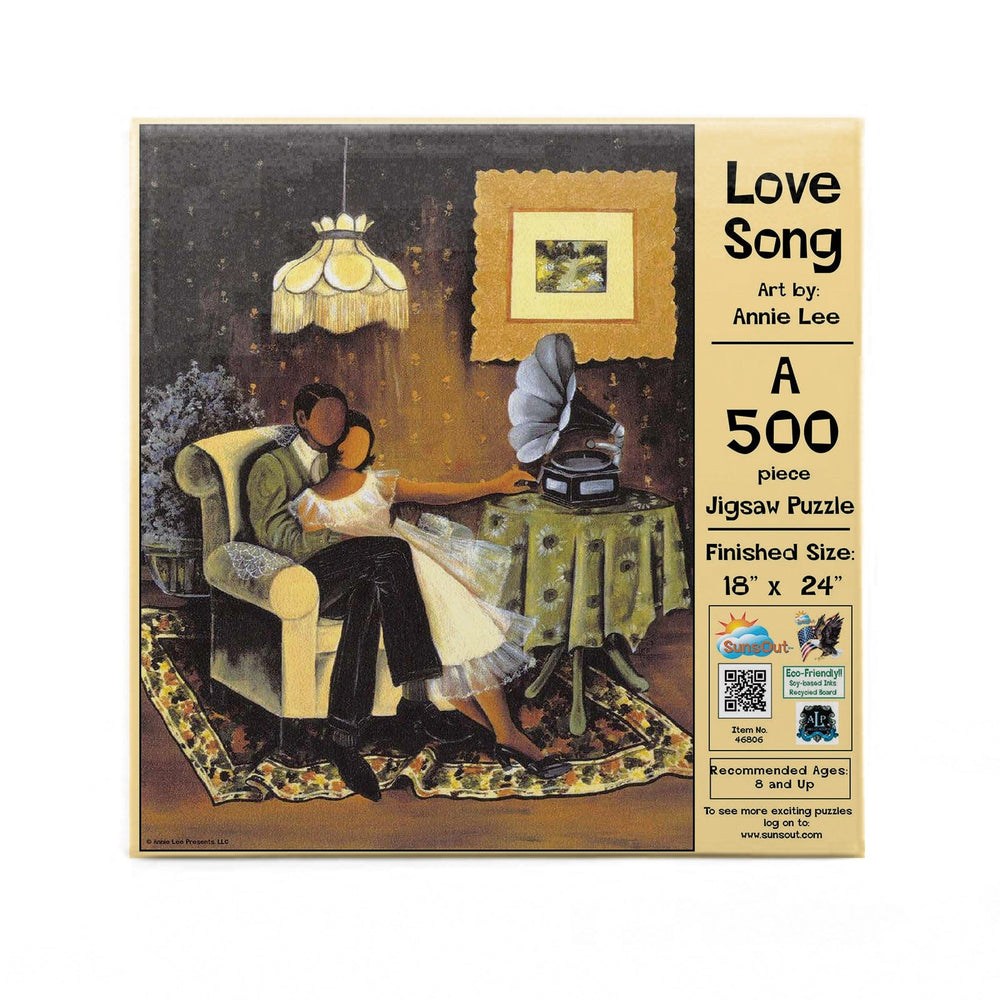 Love Song Puzzle-Jigsaw Puzzle-Annie Lee-24x18 inches-500 Piece-The Black Art Depot