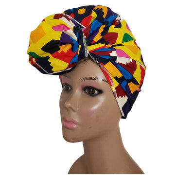 Lulu: Authentic African Fabric Headwrap by Boutique Africa (Kenya)