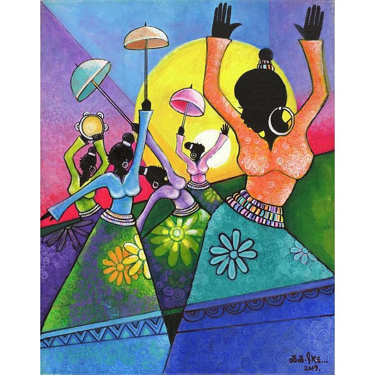 Make a Joyful Noise-Art-D.D. Ike-10x8 inches-Giclee on Paper-The Black Art Depot