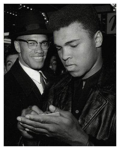 Malcolm X and Muhammad Ali (Photographic Art Print)