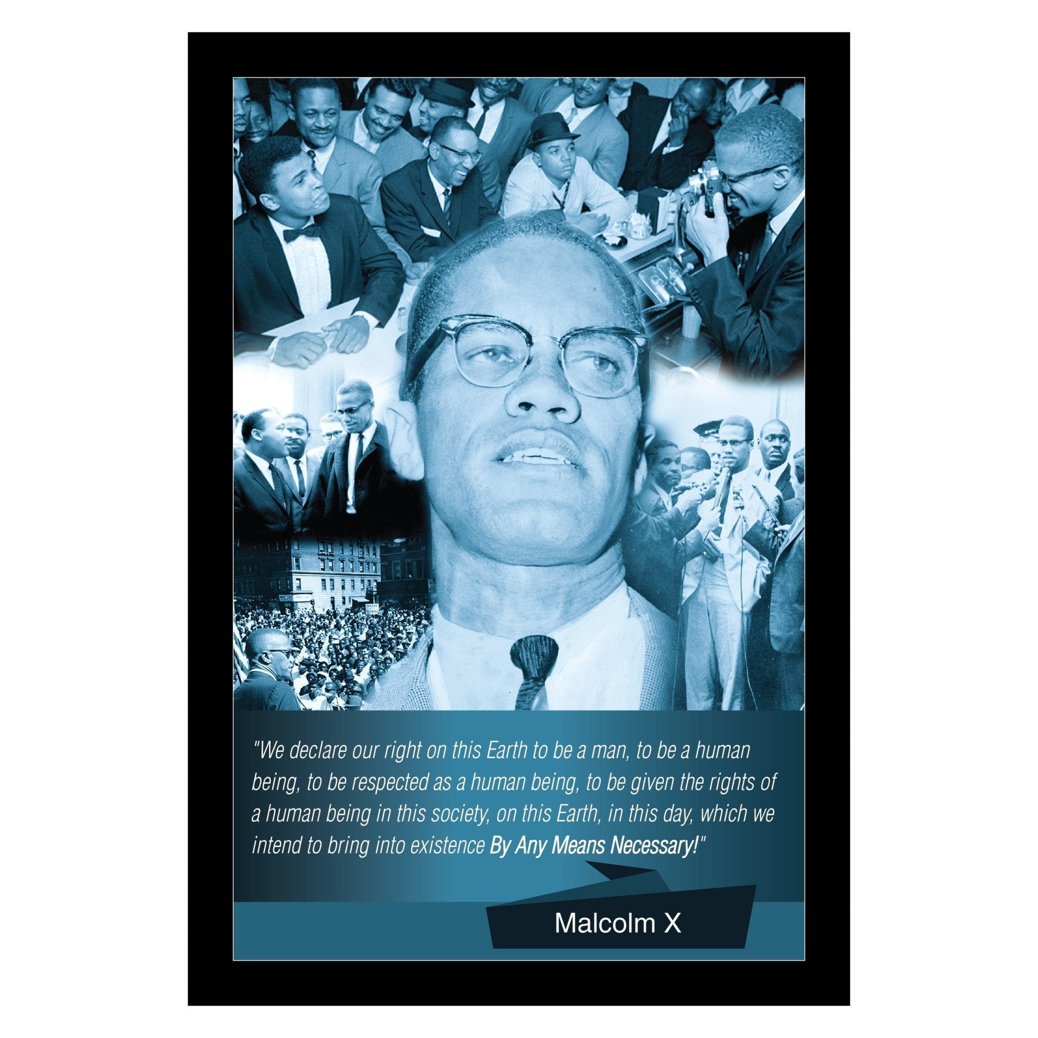 Malcolm X: By Any Means Necessary by Sankofa Designs – The Black