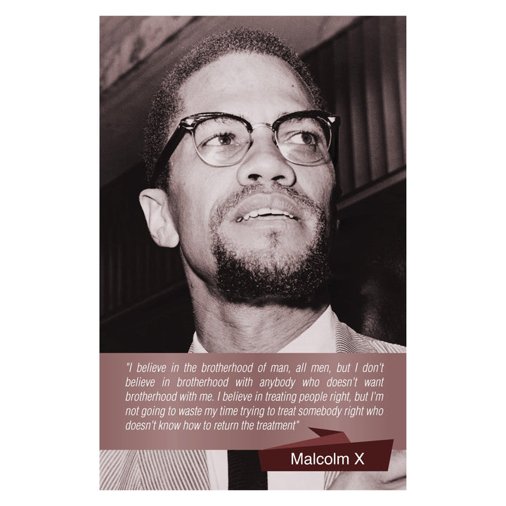 Malcolm X: Brotherhood by Sankofa Designs