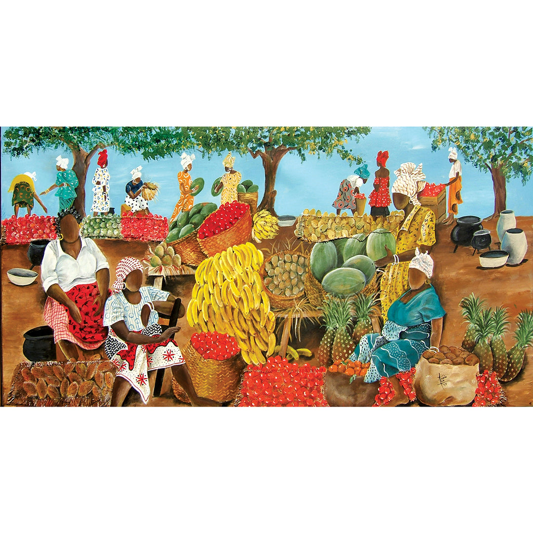 Marketplace by Annie Lee: African American Jigsaw Puzzle