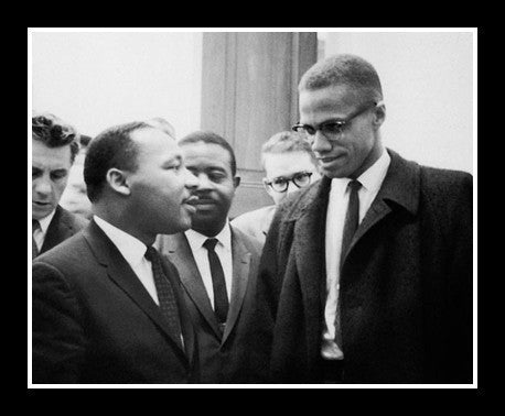Dr. Martin Luther King and Malcolm X (March 26, 1964) by McMahan Archive