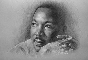 Rev. Dr. Martin Luther King Jr. by Ylli Haruni
