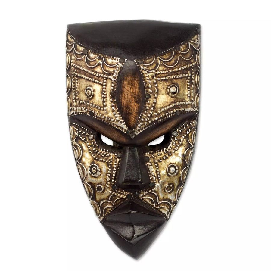 Authentic African Hand Made Mbara Hunter Mask by Awudu Saaed
