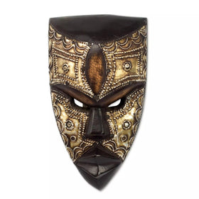 Authentic African Hand Made Mbara Hunter Mask by Awudu Saaed