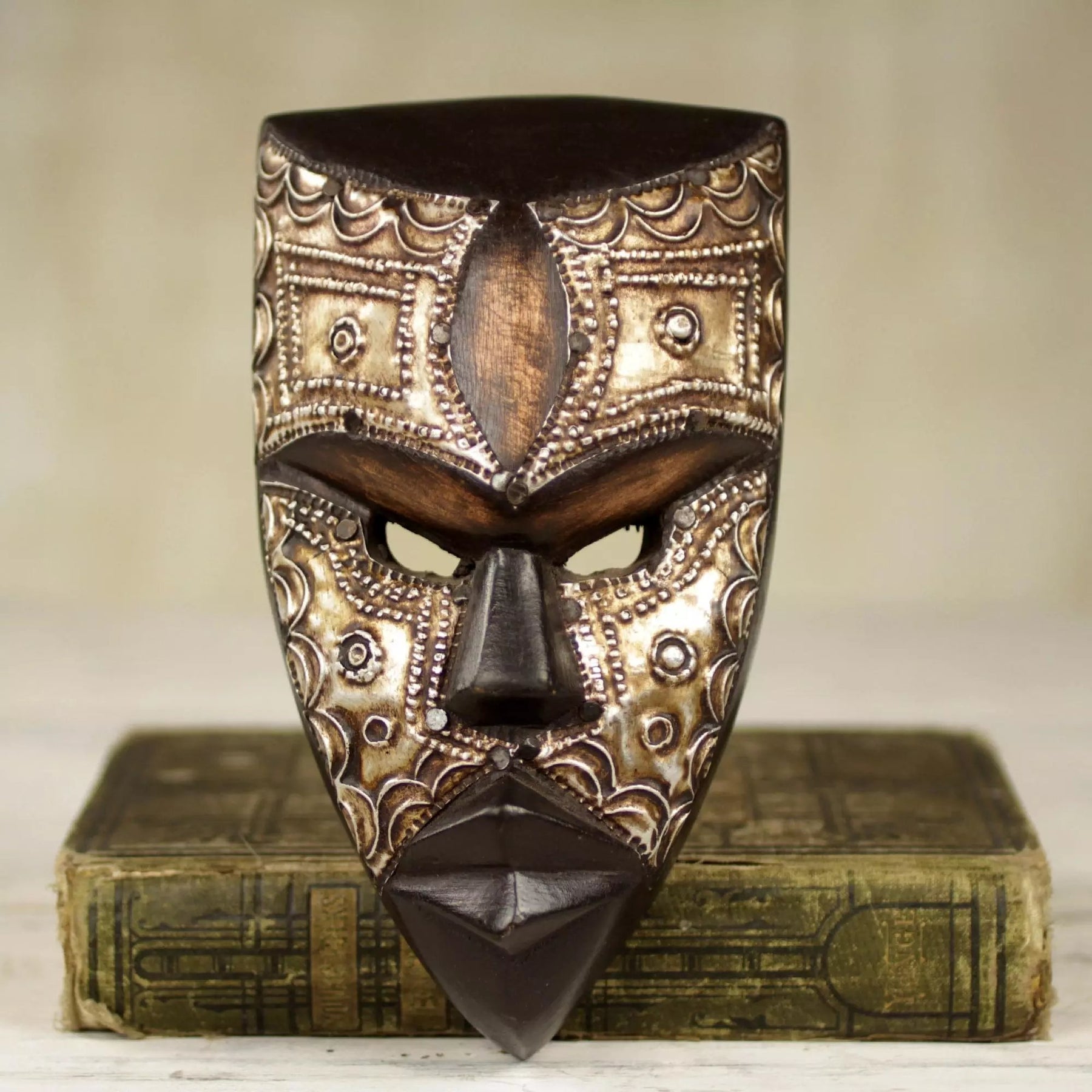 2 of 3: Authentic African Hand Made Mbara Hunter Mask by Awudu Saaed