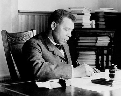 Booker T. Washington at Desk (Tuskegee Institute) by McMahan Photo Archive