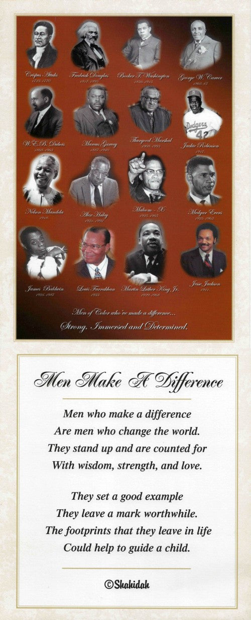 Men Make a Difference by Shahidah