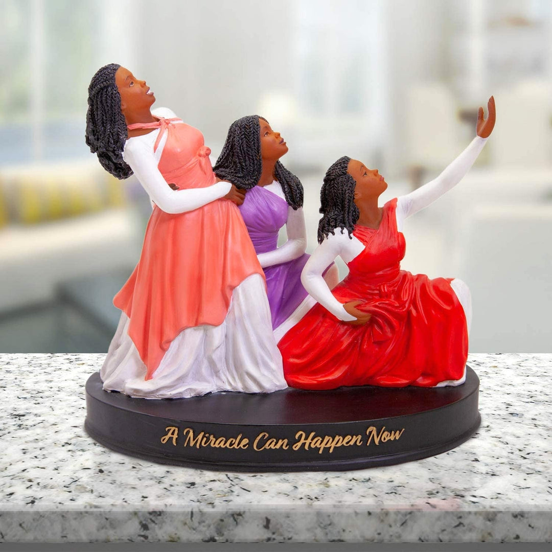 A Miracle Can Happen: African American Praise Dancer Figurine
