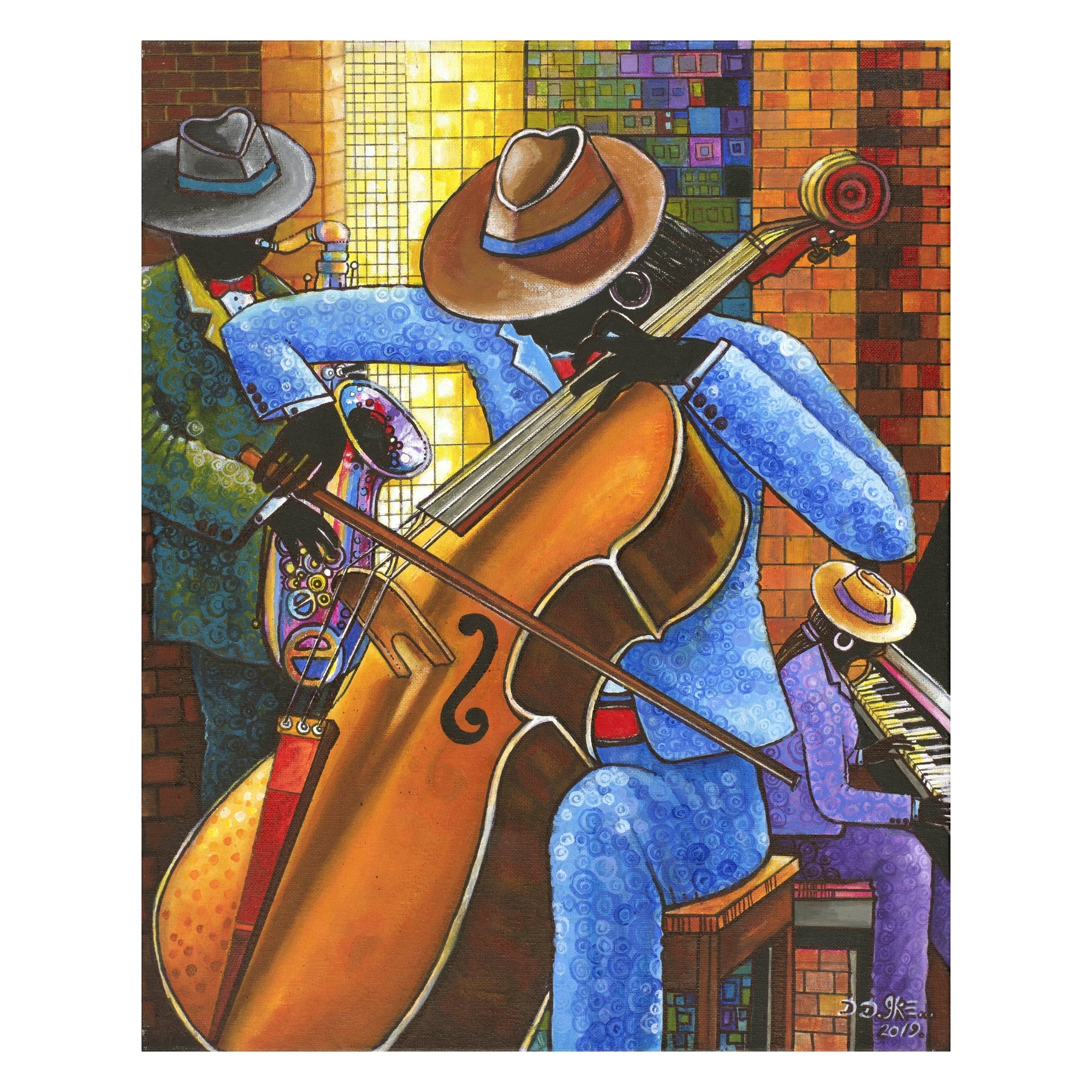 1 of 7: Mood Music by D.D. Ike: African American Jigsaw Puzzle