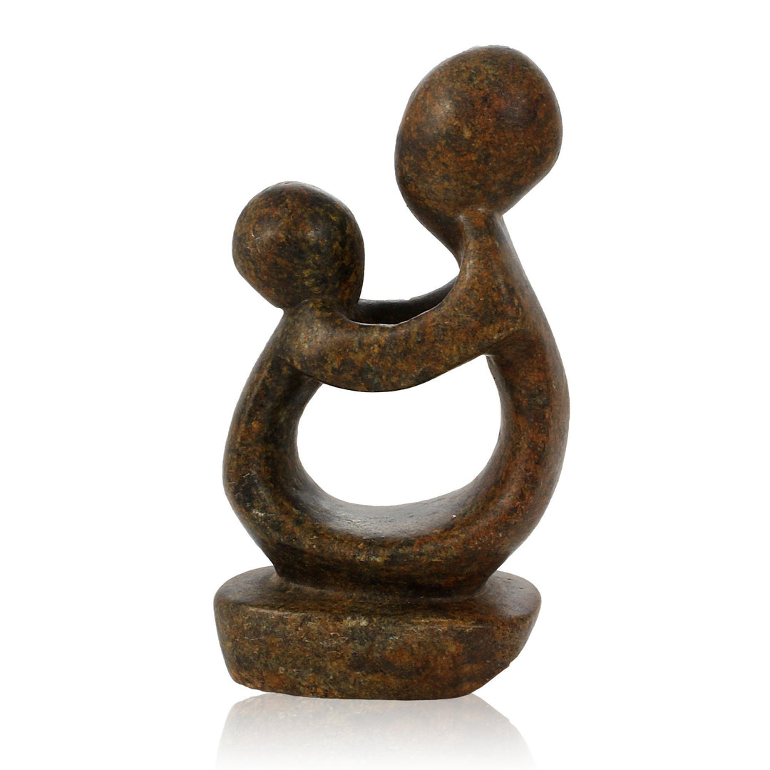 Mother and Baby Shona Sculpture (Hand Made in Zimbabwe)