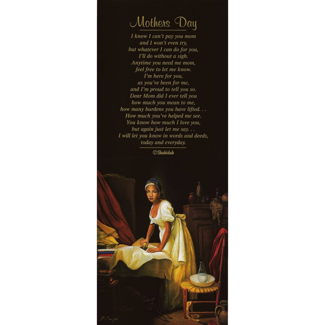 Mother's Day-Literary Art-Shahidah-20x8 inches-Unframed-The Black Art Depot